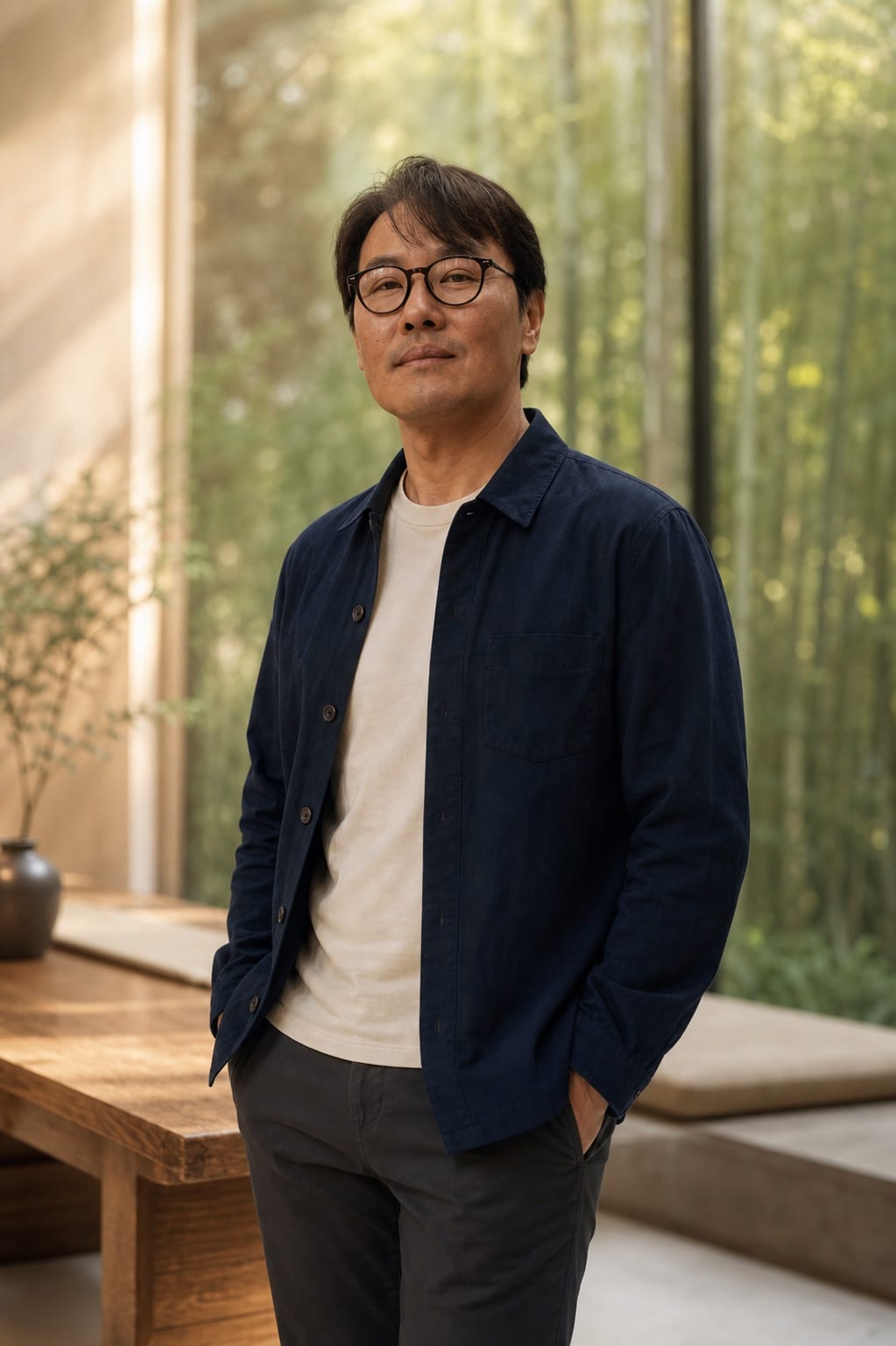 Portrait of Sung Won, MD in natural light