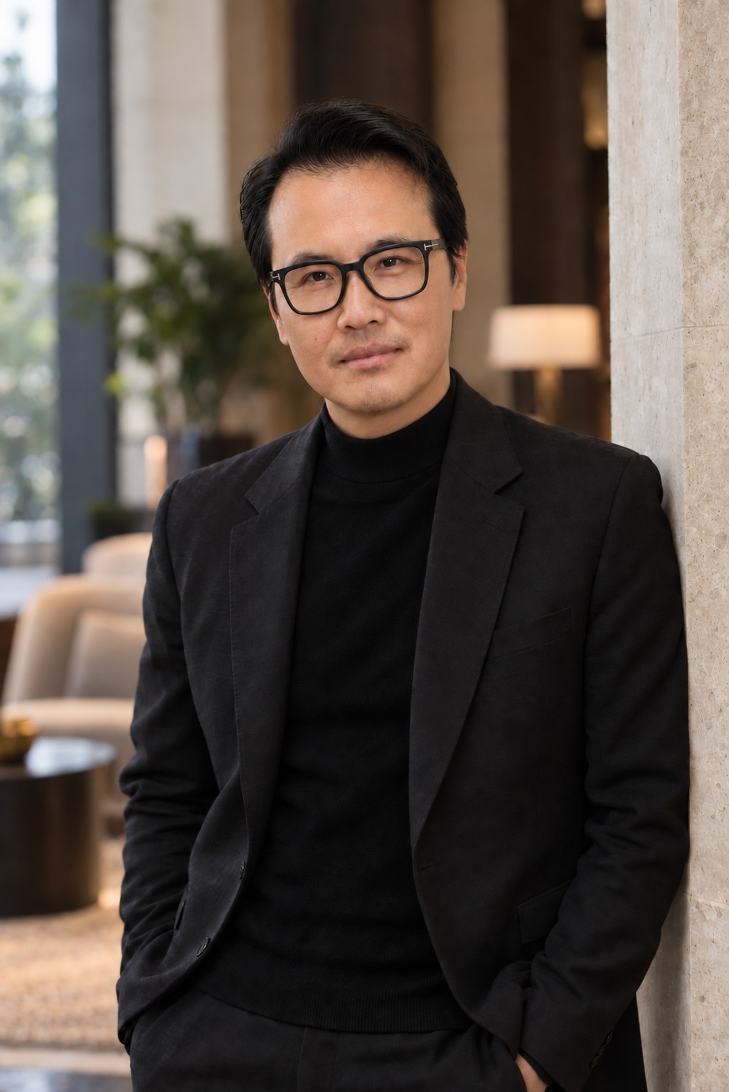 Portrait of Sung Won, MD in a black jacket