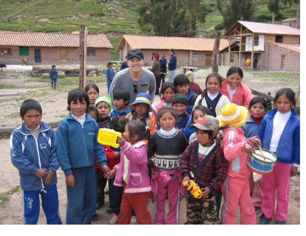 Dr. Sung Won on a medical mission trip in Peru